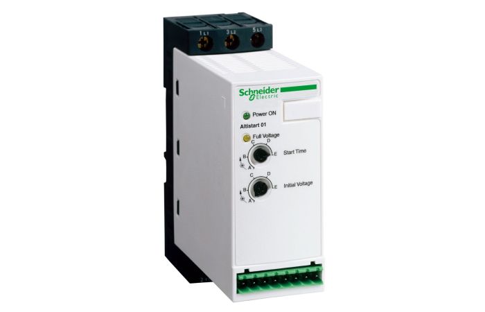 Układ łagodnego rozruchu ATS01 3-fazowe 110/480VAC 50/60Hz 9kW 25A IP20, Altistart 01  | ATS01N125FT Schneider Electric