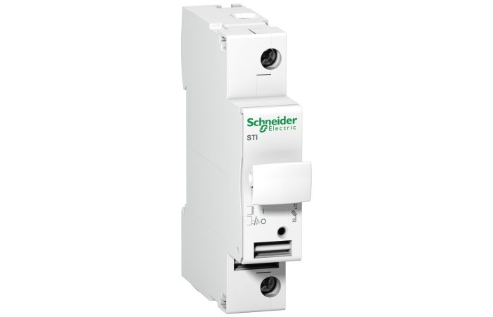 Rozłącznik bezpiecznikowy cylindryczny 1P 10x38mm STI, Acti 9 | A9N15636 Schneider Electric