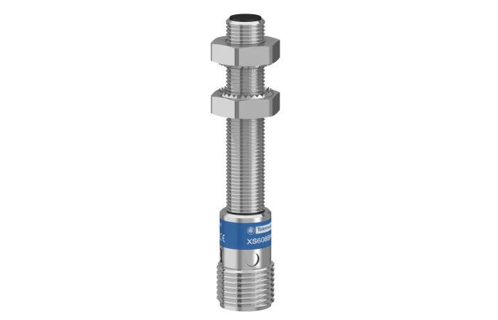 Czujnik indukcyjny XS6 M8 L62mm nierdzewny Sn 2,5mm12-48VDC M12, XS6 M8 | XS608B1PAM12 TMSS France