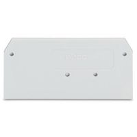 Ścianka końcowa/wewnętrzna, 2,5mm, jasnoszary | 281-349 Wago