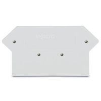 Ścianka końcowa/wewnętrzna, 3mm, jasnoszary | 281-353 Wago