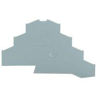 Ścianka końcowa/wewnętrzna, 1mm, szara | 281-365 Wago