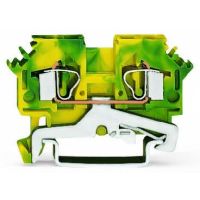 Złączka 2-przewodowa 4mm2 PE, żółto-zielona | 281-607 Wago