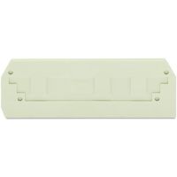 Ścianka końcowa/wewnętrzna, 2,5mm, jasnoszary | 282-341 Wago