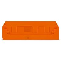 Ścianka końcowa/wewnętrzna, 2,5mm, pomarańczowa | 283-352 Wago