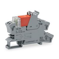 Podstawka Z Przekaźnikiem I Syg. Statusu 1xzestyk przełączny (1p) 12 VDC, szara | 788-303 Wago