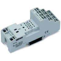Podstawka do przekaźników przemysłowych, 2 i 4 zestyki przełączne, TS35, zacisk CAGE CLAMP Push-In | 858-100 Wago