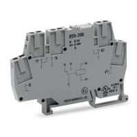 Moduł Przekaźnikowy przekaźnik z 1 zestykiem przełącznym (1p z przekaźnikami miniaturowymi | 859-398 Wago