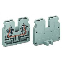 Złączka końcowa 2-przewodowa, bez przycisków, jasnoszary | 869-359 Wago