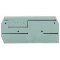 Ścianka końcowa/wewnętrzna, 2,5mm, szara | 880-325 Wago