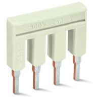 Mostek grzebieniowy, z izolacją 9-torowy, 18A, jasnoszary TOPJOBS | 2002-409 Wago