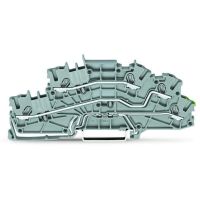 Złączka instalacyjna piętrowa 4mm2, szara | 2003-6645 Wago