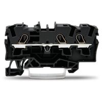 Złączka 3-przewodowa 4mm2, czarna TOPJOBS | 2004-1305 Wago