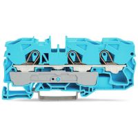 Złączka 3-przewodowa 10mm2 przelotowa, niebieska TOPJOBS | 2010-1304 Wago