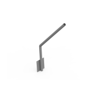Wysięgnik lampowy stały Fi-42 550mm 120st | 94500202 Elko-Bis