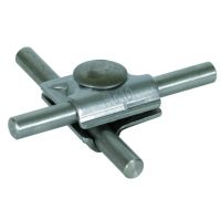 Zacisk uniwersalny MV do drutu 8-10mm, St/tZn | 390060 Dehn