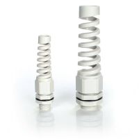 Dławica kablowa z odgiętką elastyczną MGEO-20 jasnoszary | MGEO-20 Trytyt