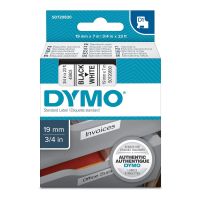 Taśma do drukarek DYMO D1 19mmx7m czarno- biały | S0720830 DYMO