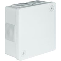 Puszka n/t 86x86x40mm IP55 6-wl 2wkr dł.gum. VP 022-01, biała | 61.125 Elektro-Plast Opatówek