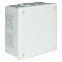 Puszka n/t 118x118x68 IP55 6-wl dł.gum. VP 053-01, biała | 61.165 Elektro-Plast Opatówek