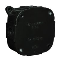 Puszka n/t 88x88x40mm IP44 400V VP 074-05, czarna | 61.174 Elektro-Plast Opatówek