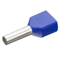 Końcówka izolowana wtykowa 1,5-2,5mm2 (2,5 wg DIN), dł. wtyku 10mm niebieska (100szt.) | 710 Klauke