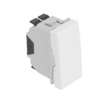 Łącznik 1-biegunowy 45x22,5, biały, Quadro 45 | 45010SBM Efapel