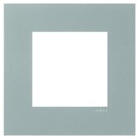 Ramka pojedyncza quadro45 kwadratowa, aluminium, Quadro 45 | 45910TAL Efapel