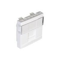 Moduł 1 x złącze RJ, biały, Quadro 45 | 45976SBM Efapel