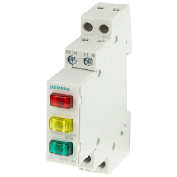 Sygnalizator świetlny / lampkowy 3x LED, 12..60 V czerwony / zielony / żółty | 5TE5812-1 Siemens