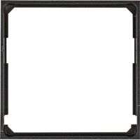 Pierścień adaptacyjny do płytek czołowych 50x50, czarny, Lumina | WL5313 Hager