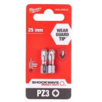 Bity Shockwave PZ3 25mm (zestaw 2szt) | 4932430868 Milwaukee