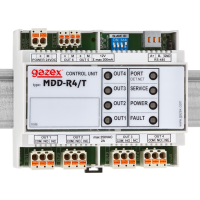 Adresowalny moduł sterujący, RS494 MDD-R4/T | MDD-R4/T Gazex