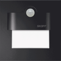 TANGO LED PIR MOTION SENSOR CZARNY MAT | MJ-TAN-D-N-1-ML-ML-01 Skoff