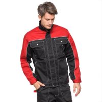 Bluza robocza HELIOS AVA czarno-czerwona 58 | 08155_58 Avacore