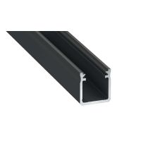 Profil Y nawierzchniowy 1m czarny anodowany AL-PROFIL Y 8x17mm GXLP781 | 10-0092-10 LED Labs