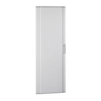 Drzwi profilowane metalowe do rozdzielnic XL3 400 o wysokości 1500mm, odwracalne | 020258 Legrand