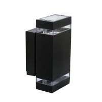 Oprawa ogrodowa ścienna Zew EL-235J-B 2x35W GU10 230V, czarna