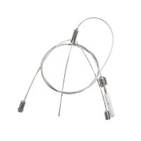 Linka stalowa uniwersalna do zwieszania opraw oświetleniowych ROPE-NT 150 1500mm (kpl 2szt) | 7870 Kanlux