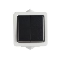 Łącznik dwubiegunowy TEKNO 05-1028-143, czarny | 25352 Kanlux