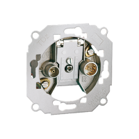 Gniazdo R-TV, przelotowe (mechanizm) 75487-39 Simon 82 | 75487-39 Kontakt Simon