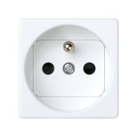 Gniazdko wtyczkowe pojedyncze z uziemieniem i przesłonami (mechanizm) 16A, 250V~, zaciski śrubowe | 27458-35 Kontakt Simon