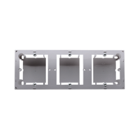 Puszka n/t płytka (31mm) potrójna, stal inox MPN3/21 | MPN3/21 Kontakt Simon