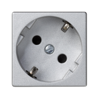 Gniazdo K45 Schuko 16A/230V~, aluminium, K01/8, Simon Connect | K01/8 Kontakt Simon
