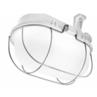 Oprawa kanałowa OVAL LED EVO HV 5W 170mm 510lm 840 siatka metalowa biały klosz PC | 911293 Lena Lighting