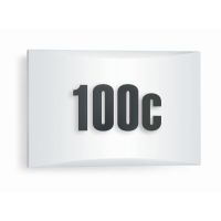Oprawa elewacyjna z czujnikiem zmierzchu i numerem domu LN1 N LED 4,5W 3000K 440lm IP54  230V | ST649715 Lange Łukaszuk