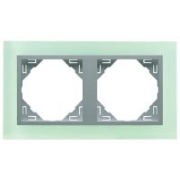 Ramka podwójna, szkło/aluminium, LOGUS 90 | 90920TCA Efapel