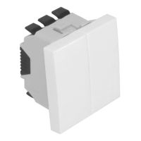 Łącznik seryjny, biały, QUADRO45 | 45061SBR Efapel