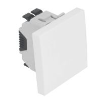 Łącznik 1-biegunowy, 45x45, biały, Quadro 45 | 45011SBR Efapel