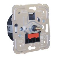 Ściemniacz obrotowy 20-500W, lampy żarowe i halogenowe, 100-400W halogeny, mechanizm, MEC 21 | 21211 Efapel